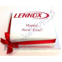 Logo cake for Lennox Benelux