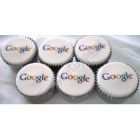 Corporate cupcakes for Google with their logo