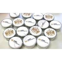 London Stock Exchange's two sets of logo cupcakes