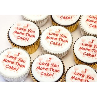 Personalised Valentines Cupcakes