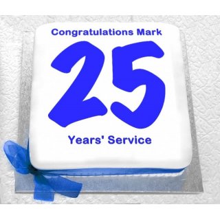 25 Years Anniversary Circular Personalised Cake by CakeZone | Gift  customizable-photo-cakes Online | Buy Now