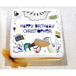 Music Notes Piano Musical Instrument - Edible Cake Topper OR Cupcake T –  Edible Prints On Cake (EPoC)